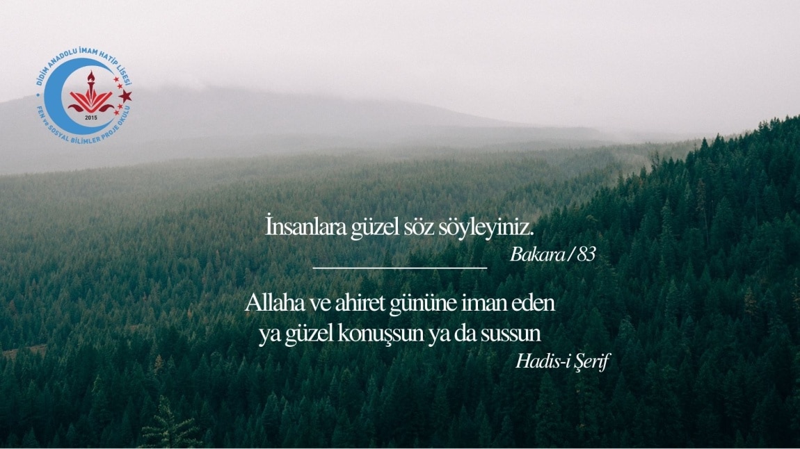 HAftanın Ayet Hadis Panosu